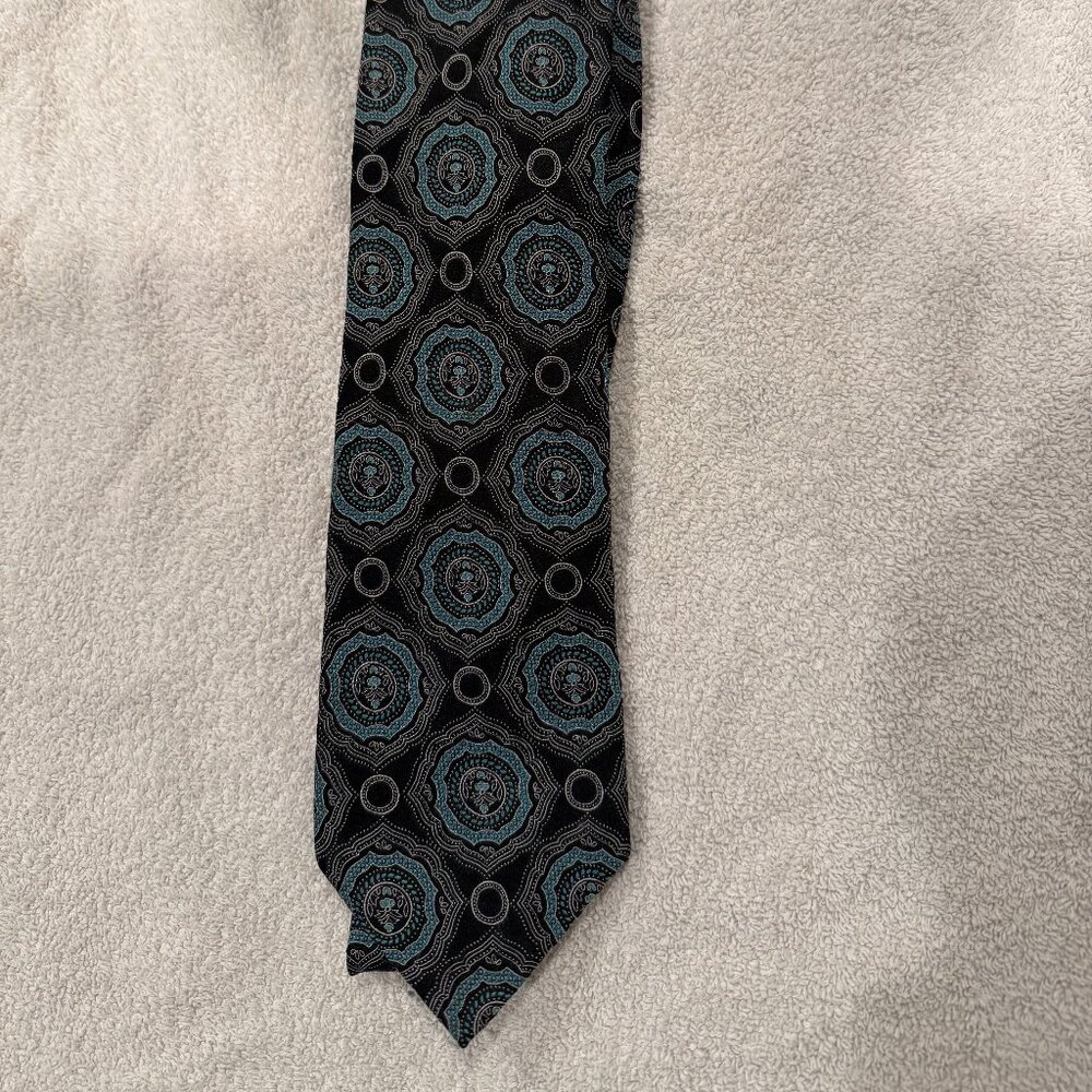 AMAZING MEN'S LIMITED EDITION ERMENEGILDO ZEGNA BLACK LABEL VINTAGE TIE - ITALY